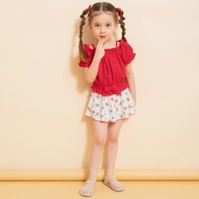 【WEB限定】【水着/セパレート】パフスリーブタンキニ