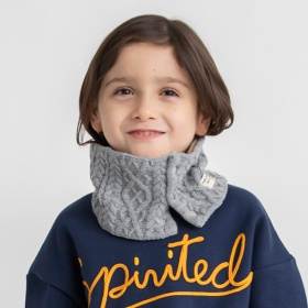 【あったか】ケーブル柄ネックウォーマー