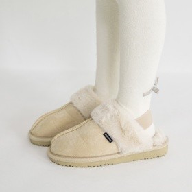 フェイクムートン/ファーサボサンダル