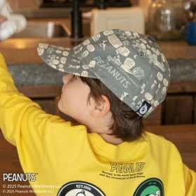 【ピーナッツ75周年】×ブランシェス　総柄キャップ_