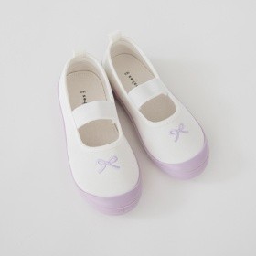 ワンポイント刺しゅう上履き