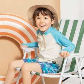 【WEB先行】【水着 / SWIM】長袖ラッシュ＆サーフパンツセット_(クーポン対象外)