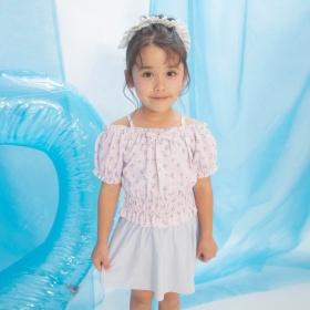 【WEB先行】【水着 / SWIM】パフスリーブタンキニ_(クーポン対象外)