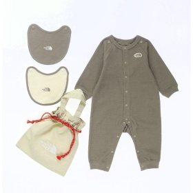 【WEB限定/THE NORTH FACE/ザ・ノース・フェイス】ロングスリーブロンパース＆2Pビブ　NTB82402_(クーポン対象外)