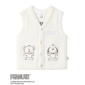 【gelato pique/ジェラート ピケ】【PEANUTS PUPPIES】【KIDS】ベビモコベスト_(クーポン対象外)