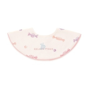 【gelato pique/ジェラート ピケ】【BABY】キャンディ柄スタイ_(クーポン対象外)