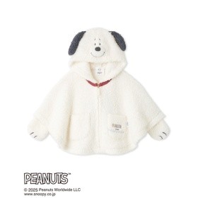 【gelato pique/ジェラート ピケ】【PEANUTS PUPPIES】【BABY】スヌーピーポンチョ_(クーポン対象外)
