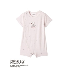 【gelato pique】【PEANUTS】BABYワンポイントロンパース
