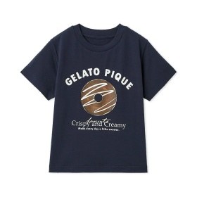 【gelato pique】KIDSドーナツワンポイントプリントTシャツ