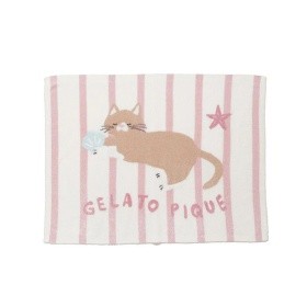 【gelato pique】KIDSスムーズィーシーサイドキャットJQDブランケット