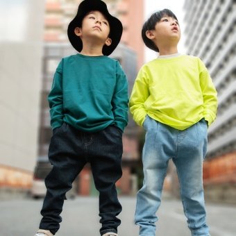 【DRC】スーパータックテーパードストレッチデニムパンツ