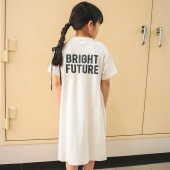 【DRC/お肌に嬉しい綿100％】サイドスリット半袖ワンピース