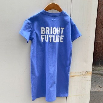 【DRC/お肌に嬉しい綿100％】サイドスリット半袖ワンピース