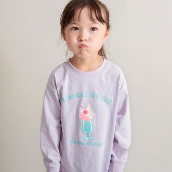 【DRC/お肌に嬉しい綿100％】ガールズアソートグラフィック長袖Tシャツ(WEB限定)