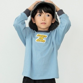 【eikoコラボ】綿100％アソートグラフィック長袖Tシャツ（WEB限定）