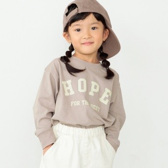 【eikoコラボ】綿100％アソートグラフィック長袖Tシャツ（WEB限定）