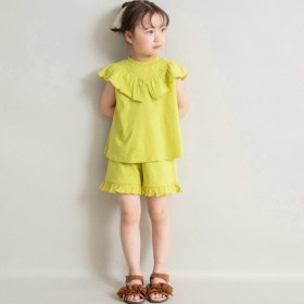 【WEB限定/DRC】フリルカットソーセットアップ