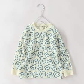 95 :花総柄_アイボリー