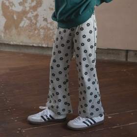 【WEB限定/DRC】リブフレアパンツ