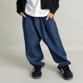 【WEB限定/DRC】オーバータックデニムロングパンツ