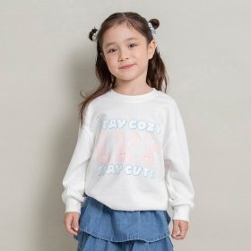 【WEB限定/DRC】アソートガールズグラフィック裏毛トレーナー