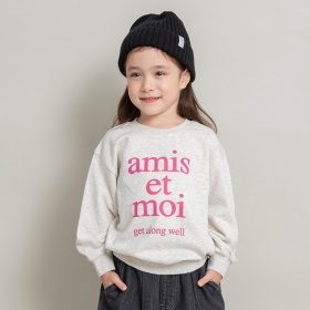 【WEB限定/DRC】アソートガールズグラフィック裏毛トレーナー