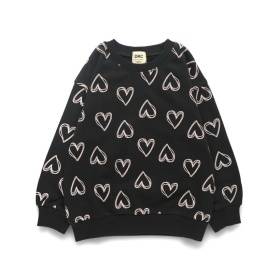 92_ブラック_ハート総柄