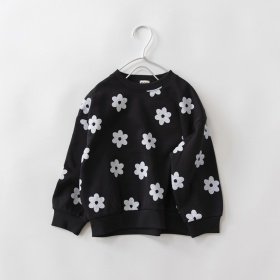 95_クロ_フラワー総柄