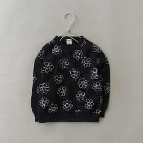 93_黒_スマイル総柄