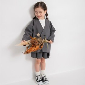 【WEB限定/DRC/フォーマル】ノーカラージャケット+プリーツキュロット２点セット