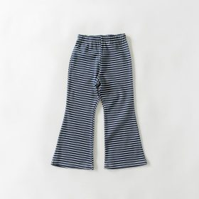 【3点10%対象】【WEB限定/DRC】リブフレアパンツ