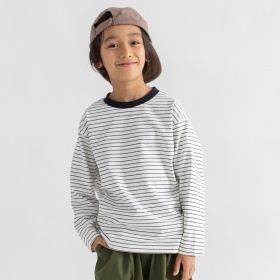 【3点10%対象】【WEB限定/DRC】無地・ボーダー長袖Tシャツ