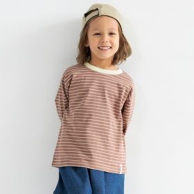 【WEB限定/DRC】無地・ボーダー長袖Tシャツ