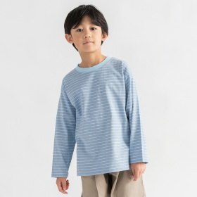 【3点10%対象】【WEB限定/DRC】無地・ボーダー長袖Tシャツ