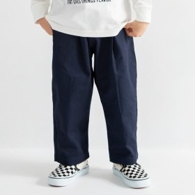 【WEB限定/DRC】オーバータックツイルロングパンツ