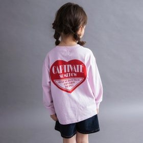 【WEB限定/DRC】アソートガールズグラフィック長袖Tシャツ