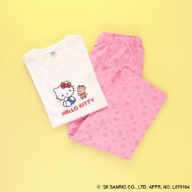 【WEB限定/DRC/サンリオキャラクターズ】半袖ルームウェア・おとな