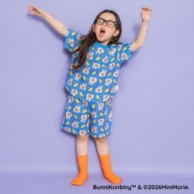 【WEB限定/BUNNI KONBINY】総柄ルームウェア/こども