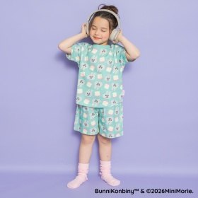 【WEB限定/BUNNI KONBINY】総柄ルームウェア/こども