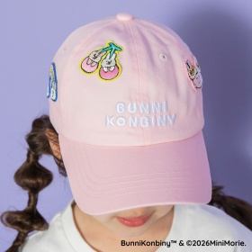 【WEB限定/BUNNI KONBINY】ワッペン付キャップ