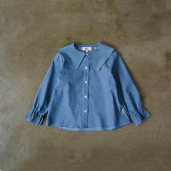 【Ou? by EDWIN】BIG衿ブラウス