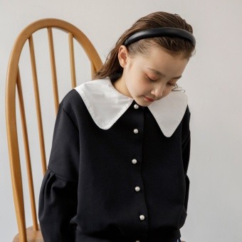 【Ou? by EDWIN】ボリューム袖カーディガン