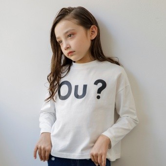 【Ou? by EDWIN】Ou？BIGロゴ長袖Ｔシャツ