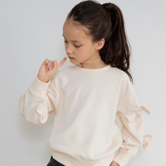 【Ou? by EDWIN】リボン付きトレーナー_(クーポン対象外)