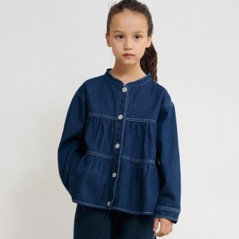 【Ou? by EDWIN】デニムスタンドジャケット