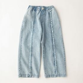 【Ou? by EDWIN】デニムフリンジイージーパンツ