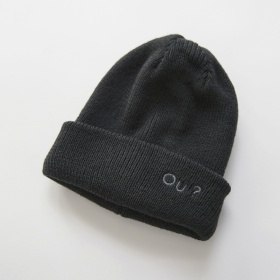 【Ou? by EDWIN】刺しゅうロゴ入りニット帽_(クーポン対象外)