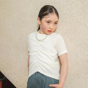 【Ou? by EDWIN】シャーリング半袖Tシャツ_(クーポン対象外)