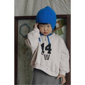 【ビエンナビエン】ワッペンつき ボンネットニット帽