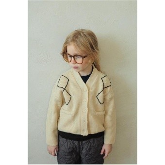 【ビエンナビエン】ハンドステッチ ニットカーディガン